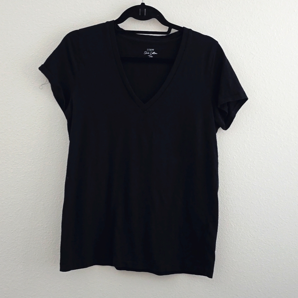10/3 JCREW SLUB COTTON TEE